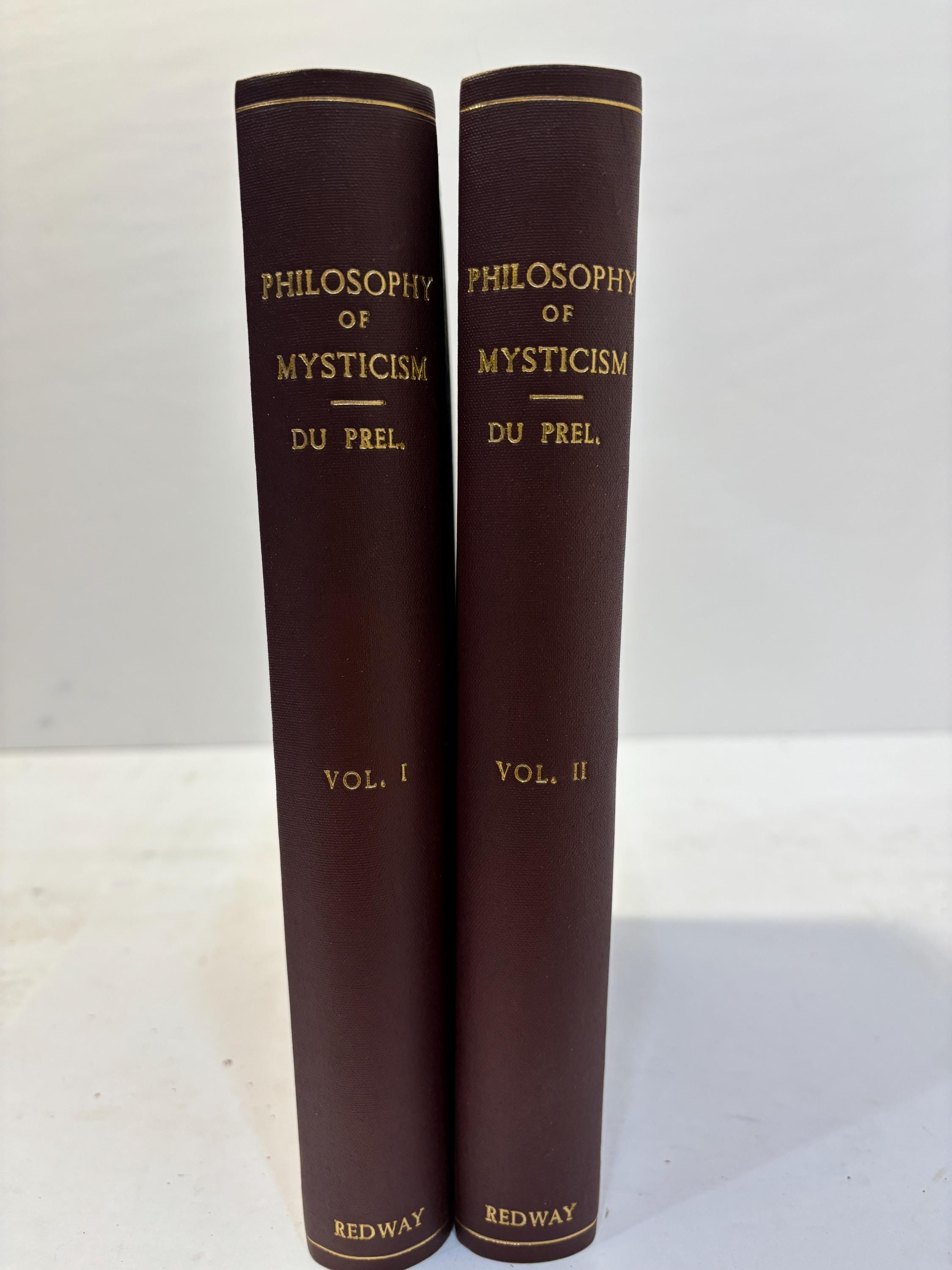 The Philosophy of Mysticism In Two Volumes. First Edition. — photograph 2.