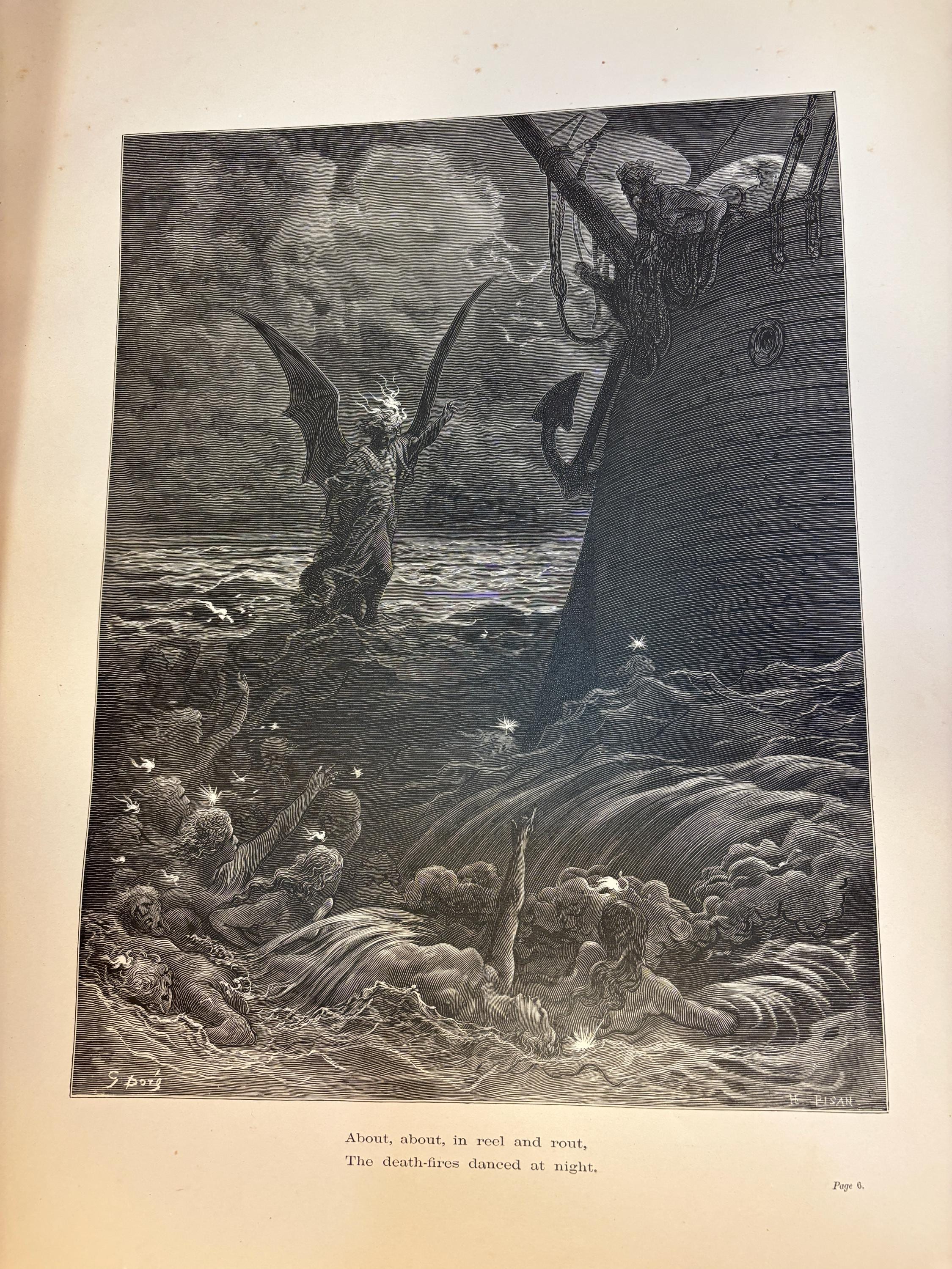 Illustrated by Gustave Dore, The Rime of The Ancient Mariner — photograph 10.
