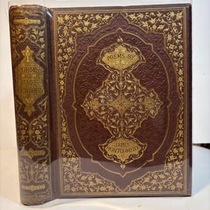 Poems of James Montgomery. Illustrated with One Hundred Designs by John Gilbert J. Wolf, Birket Foster, Etc. Engraved by The Brothers Daziel