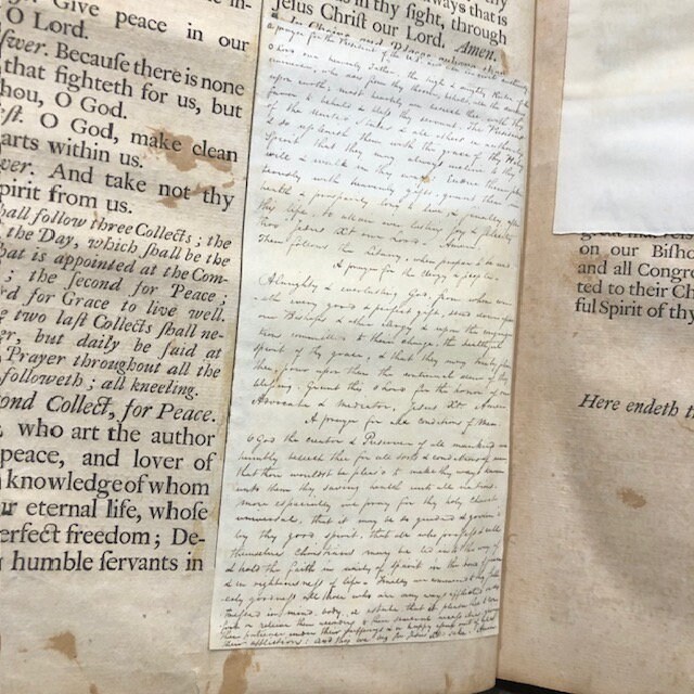 The Book of Common Prayer, and Administration of The Sacraments, and Other Rites and Ceremonies of The Church, According to the Use of The Church of England: Together With The Psalter or Psalms of David, Pointed as they are to be Sung or Said in Churches; and the Form or Manner of Making, Ordaining, and Consecrating of Bishops, Preists, and Deacons — photograph 5.