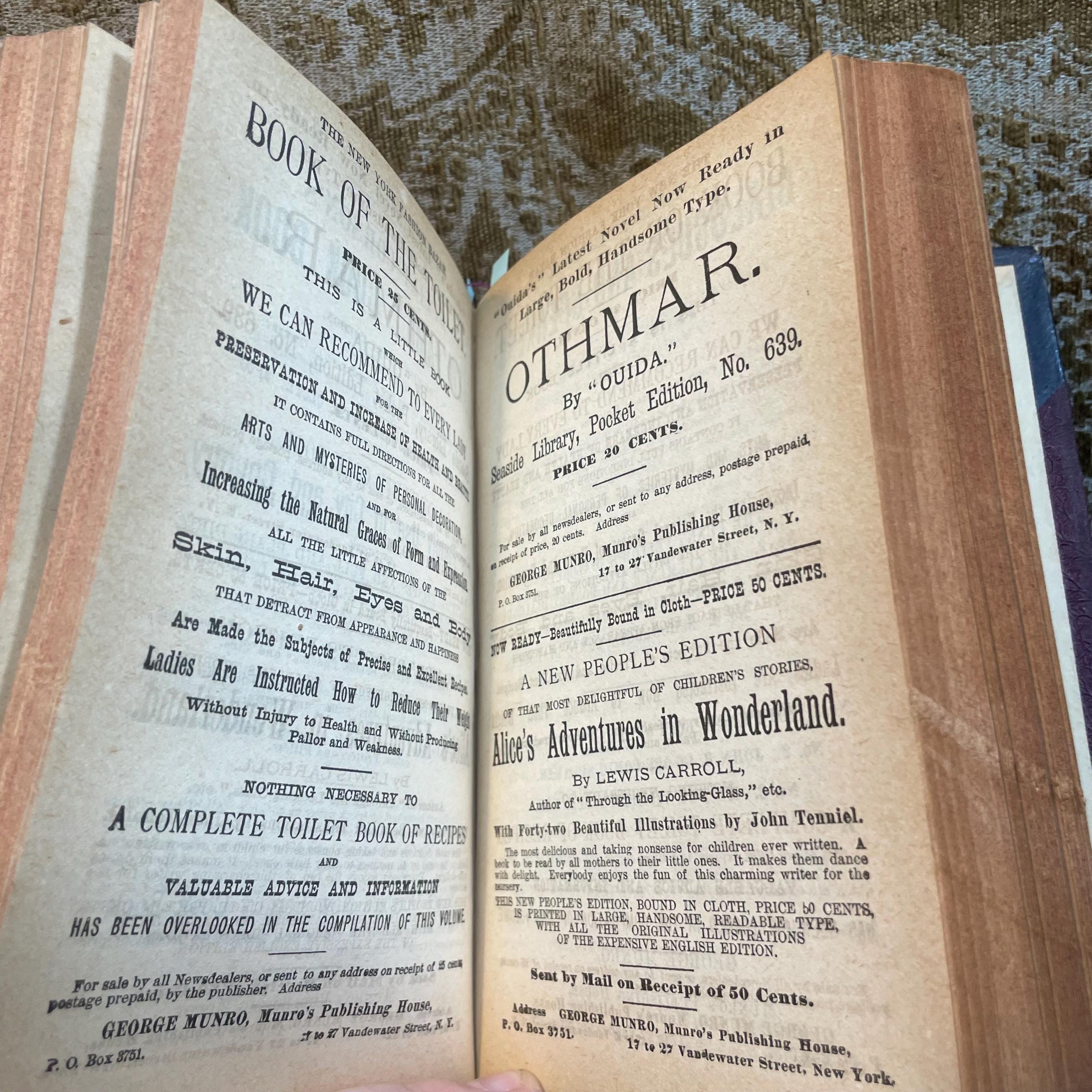 Three Volumes by Charles Dickens: A Child's History of England, The Mystery of Edwin Drood, No Thoroughfare (with Wilkie Collins) Seaside library (Pocket edition) — photograph 8.