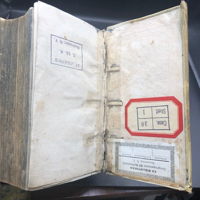 1710. Hebrew Lexicon. Johannis Buxtorf's Lexicon & Chaldaicum... Latin/Hebrew Language. — photograph 4.