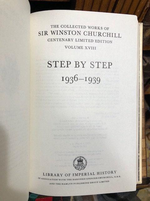 The Collected Works of Sir Winston S. Churchill, complete in 38 volumes, 34+4) including The Collected Essays. Centenary Edition. — photograph 3.