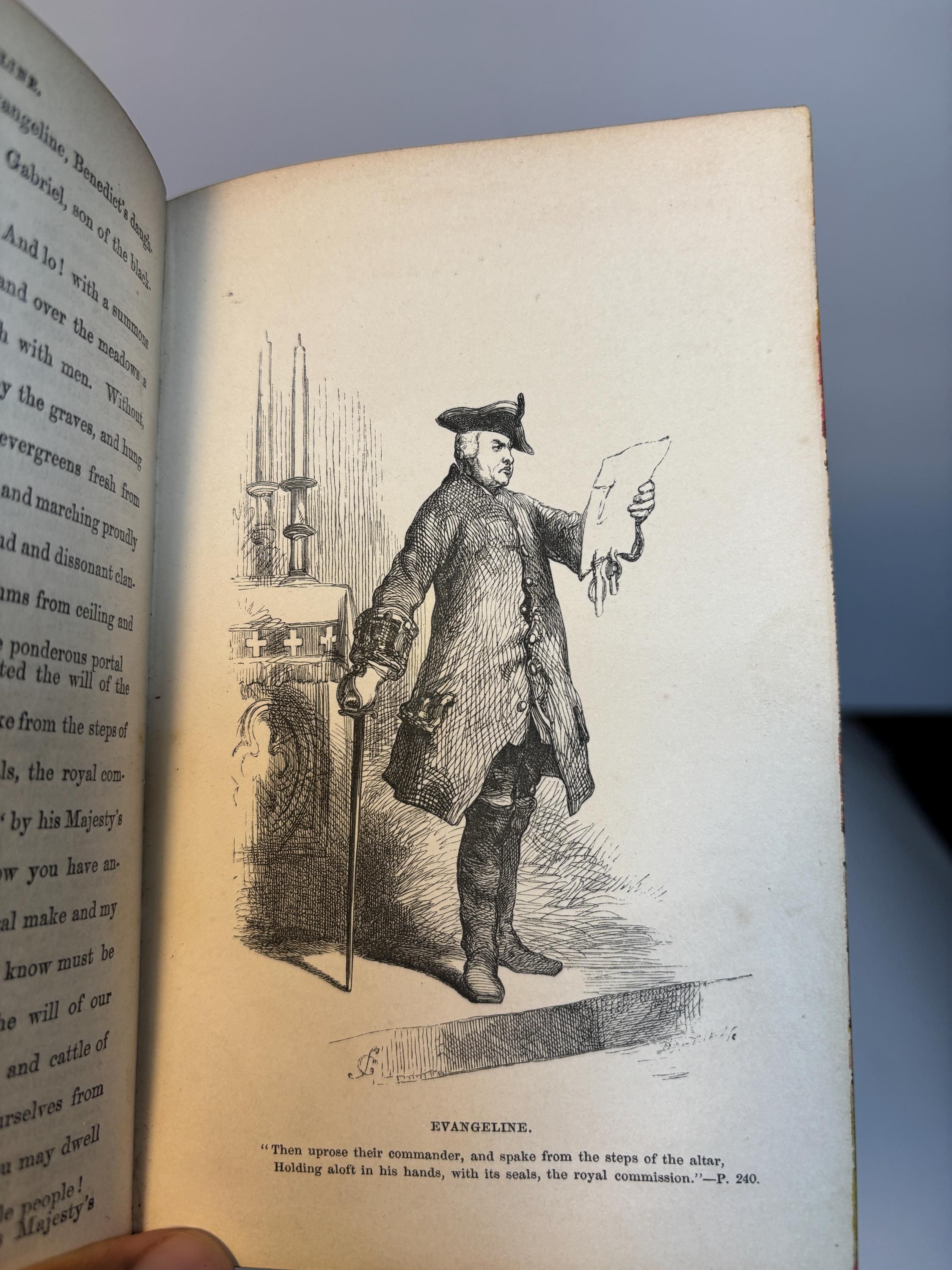 (Fore-Edge painting) The Poetical Works of Henry Wadsworth Longfellow — photograph 8.