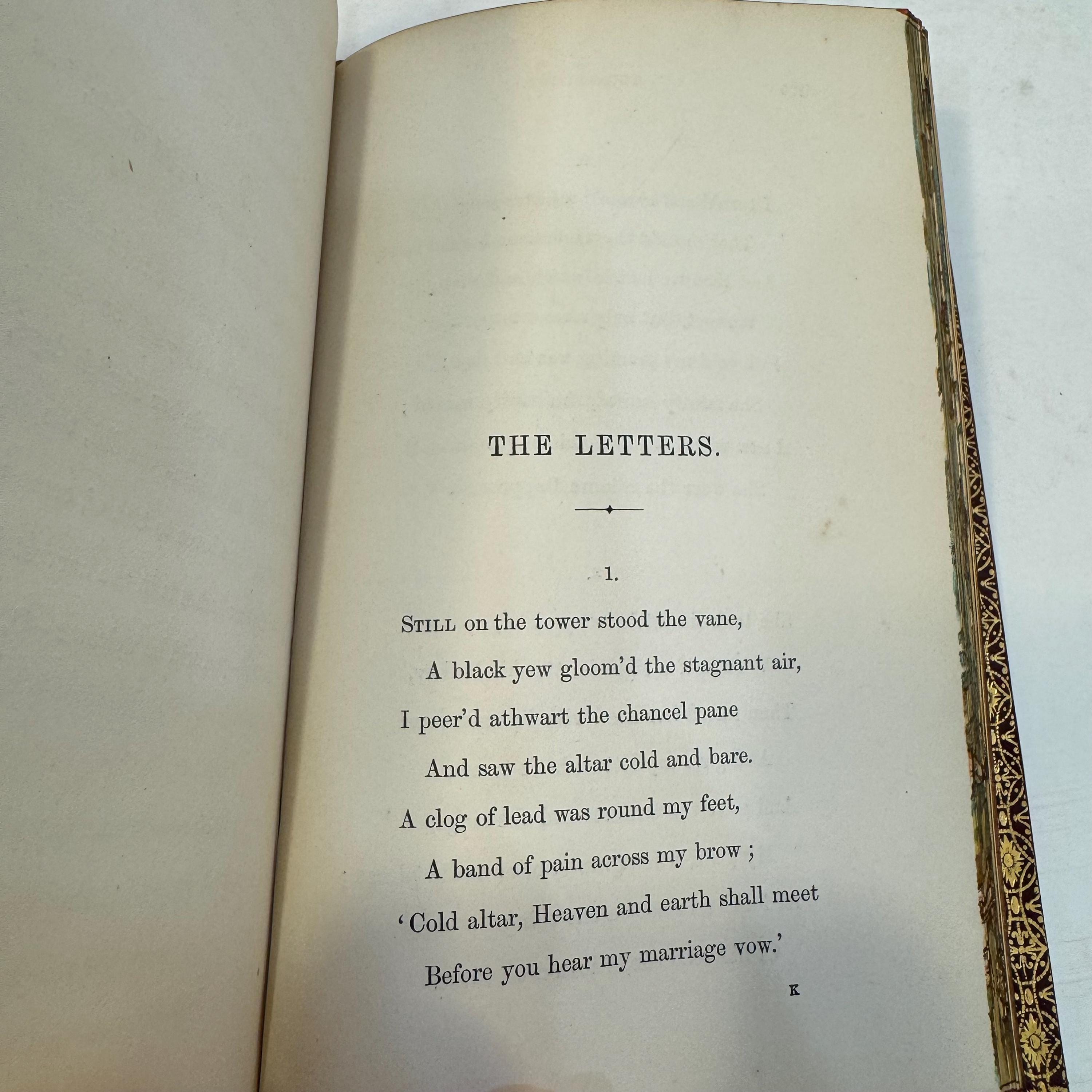 Maud, and Other Poems, a New Edition by Alfred Tennyson, 1859 | Fore-Edge Painting, Bound by Nutt — photograph 9.