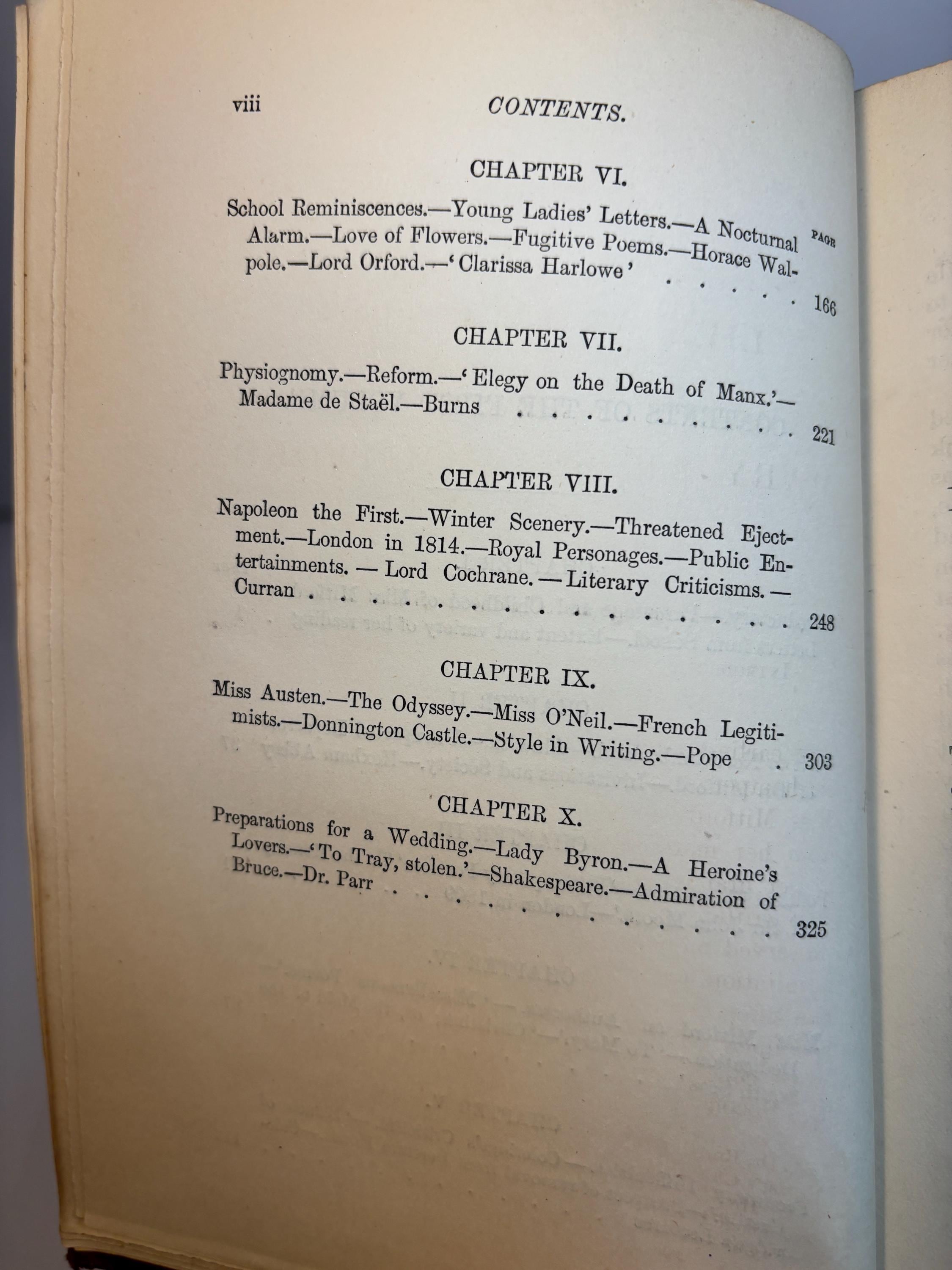 The Life of Mary Russell Mitford, Related in a Selection from Her Letters to Her Friends. 2 Vols.(I, II of III only) — photograph 7.