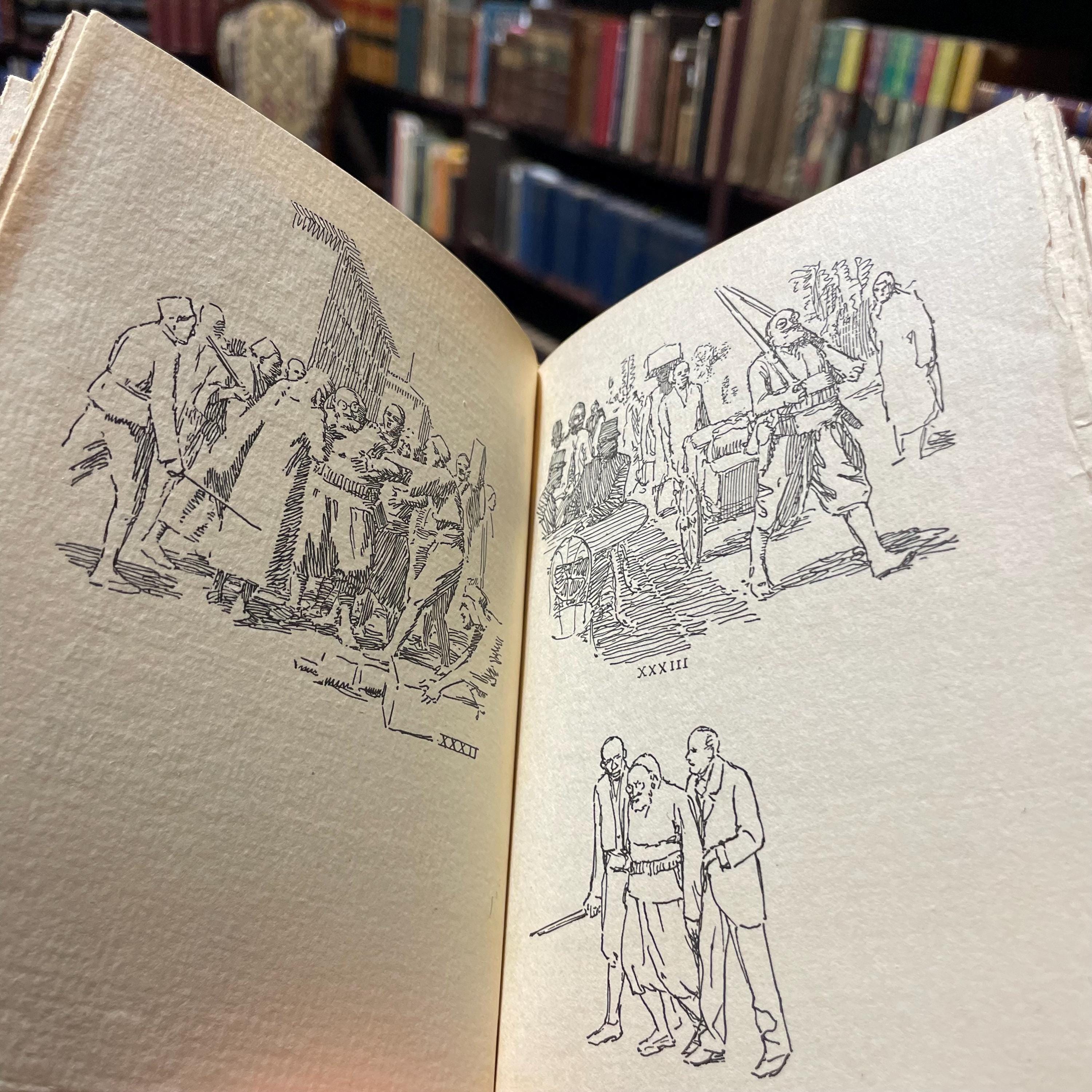 Tartarin of Tarascon, Translated by Jacques LeClerco with an Introduction by the Translator and Drawings by W.A. Dwiggins. Limited Edition #936/1500 — photograph 7.