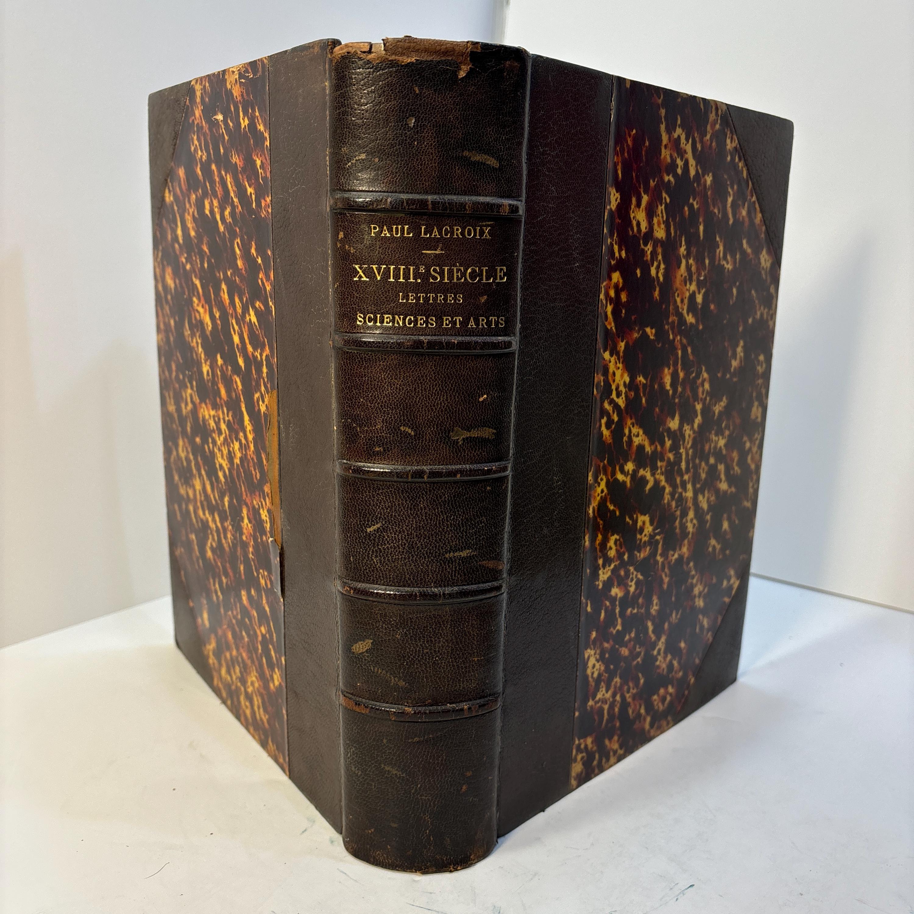 XVIII Siecle Lettres Sciences et Arts France 1700-1789 GOOGLE TRANSLATE: XVIII Century Literature, Sciences and Art France 1700-1789 — photograph 9.