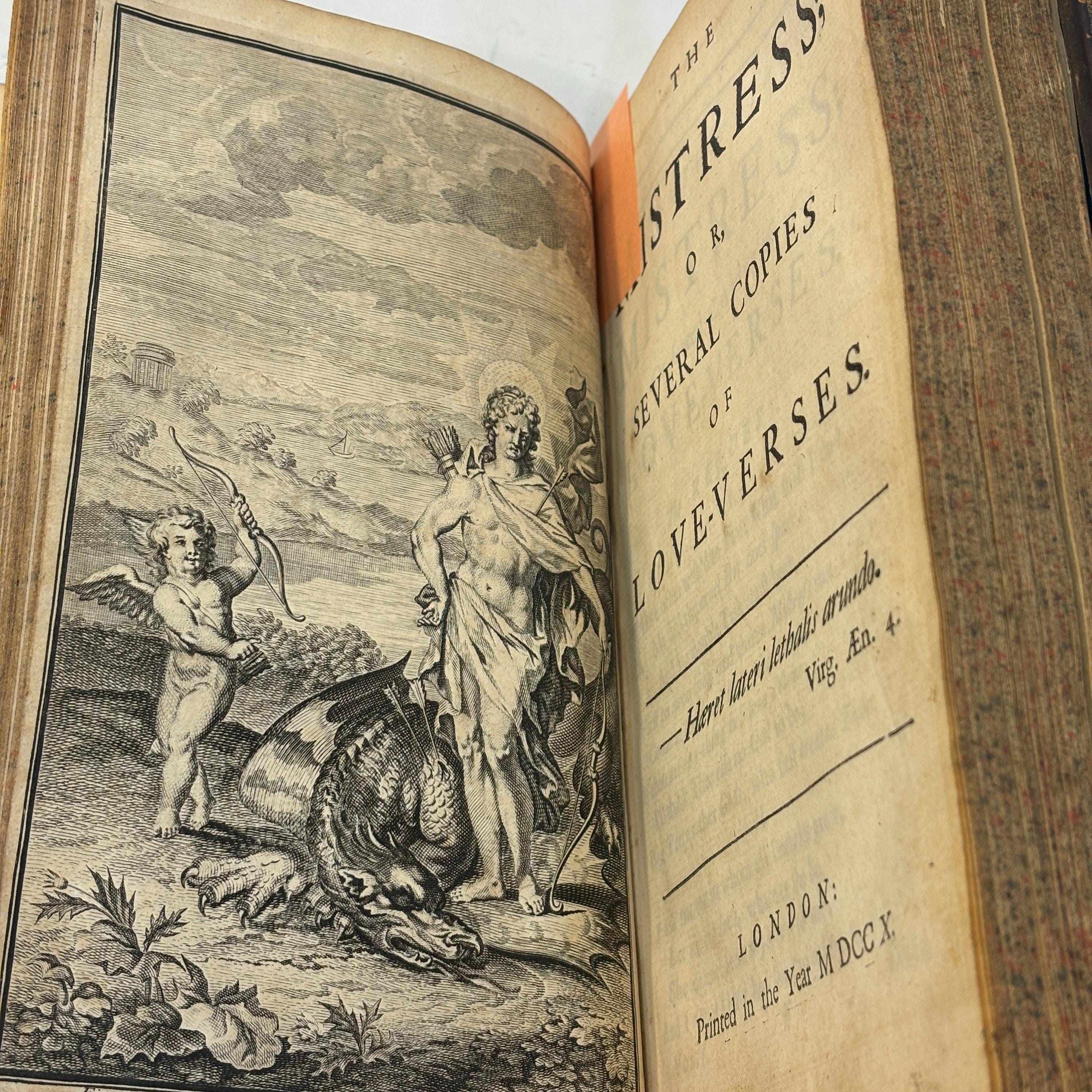 The Works of Mr. Abraham Cowley: In Two Volumes. Consisting of Those Which were Formerly Printed; and Those which He Designed for the Press; Published Out of the Author's Original Copies. With the Cutter of Coleman-Street. The Eleventh Edition, Adorned with Cuts. — photograph 9.