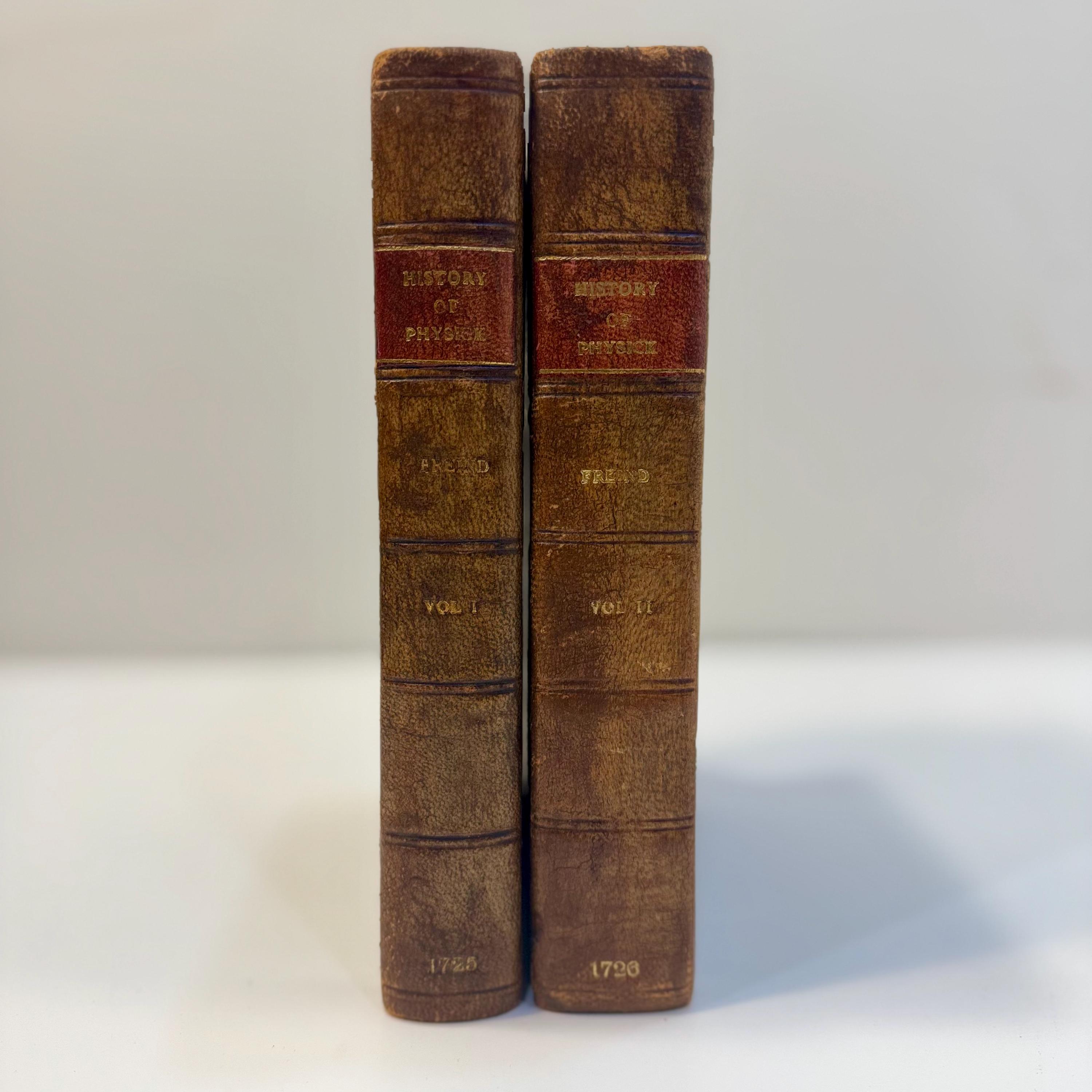 The History of Physick; From the Time of Galen, to The Beginning of The Sixteenth Century by Dr. J. Freind, 1725-6 | Two Vols, 1st Edition — photograph 2.
