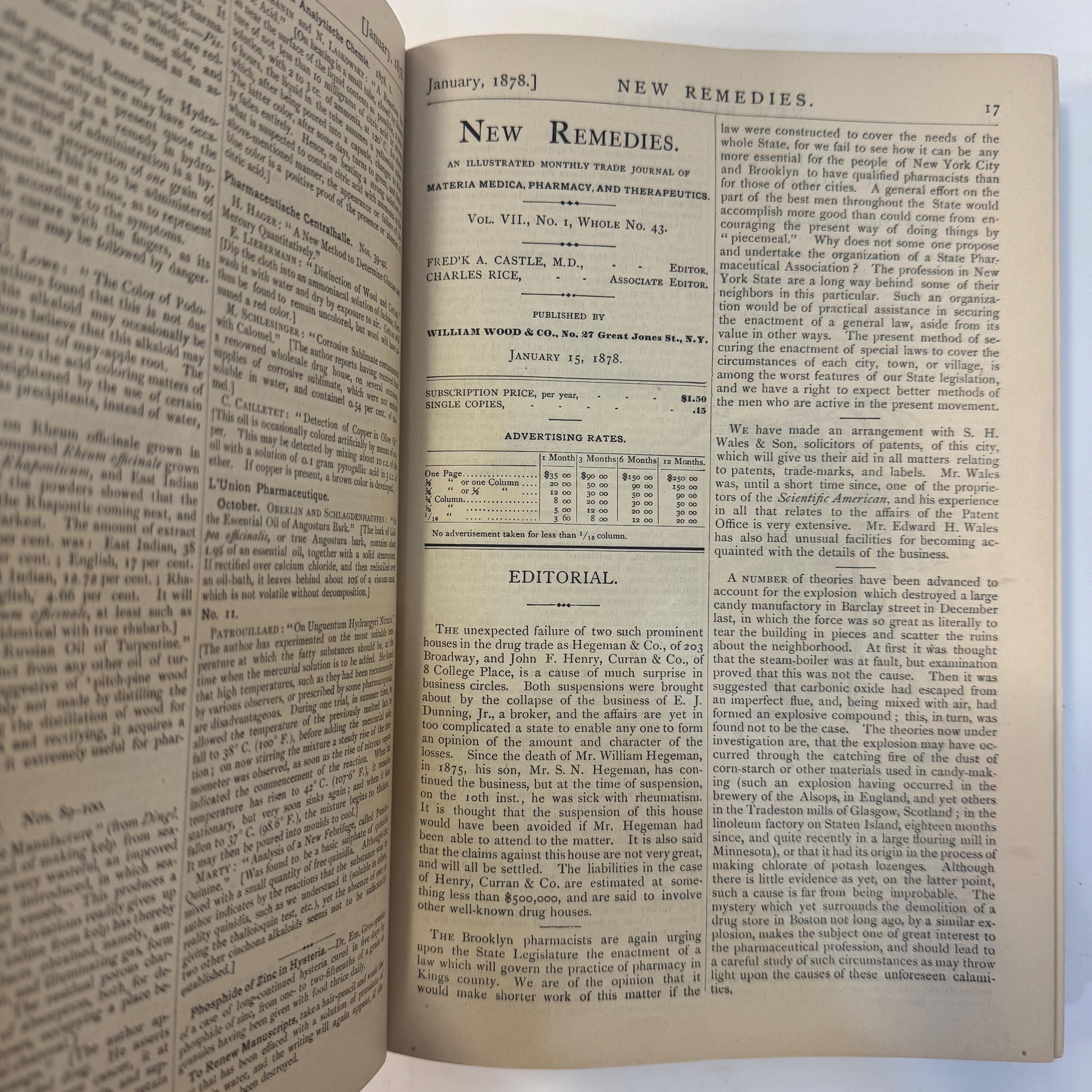 New Remedies, and Illustrated Monthly Trade Journal of Materia Medica, Pharmacy and Therapeutics, Vol. VII — photograph 9.