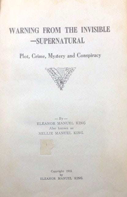 Warning From the Invisible - Supernatural. Plot, Crime, Mystery and Conspiracy — photograph 2.