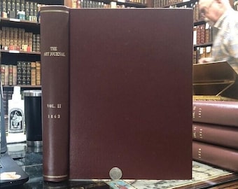 1863. Revista de Arte. Nueva Serie. Volumen II. Treinta y seis grabados. Dos libros en uno (véanse notas) 383 págs.