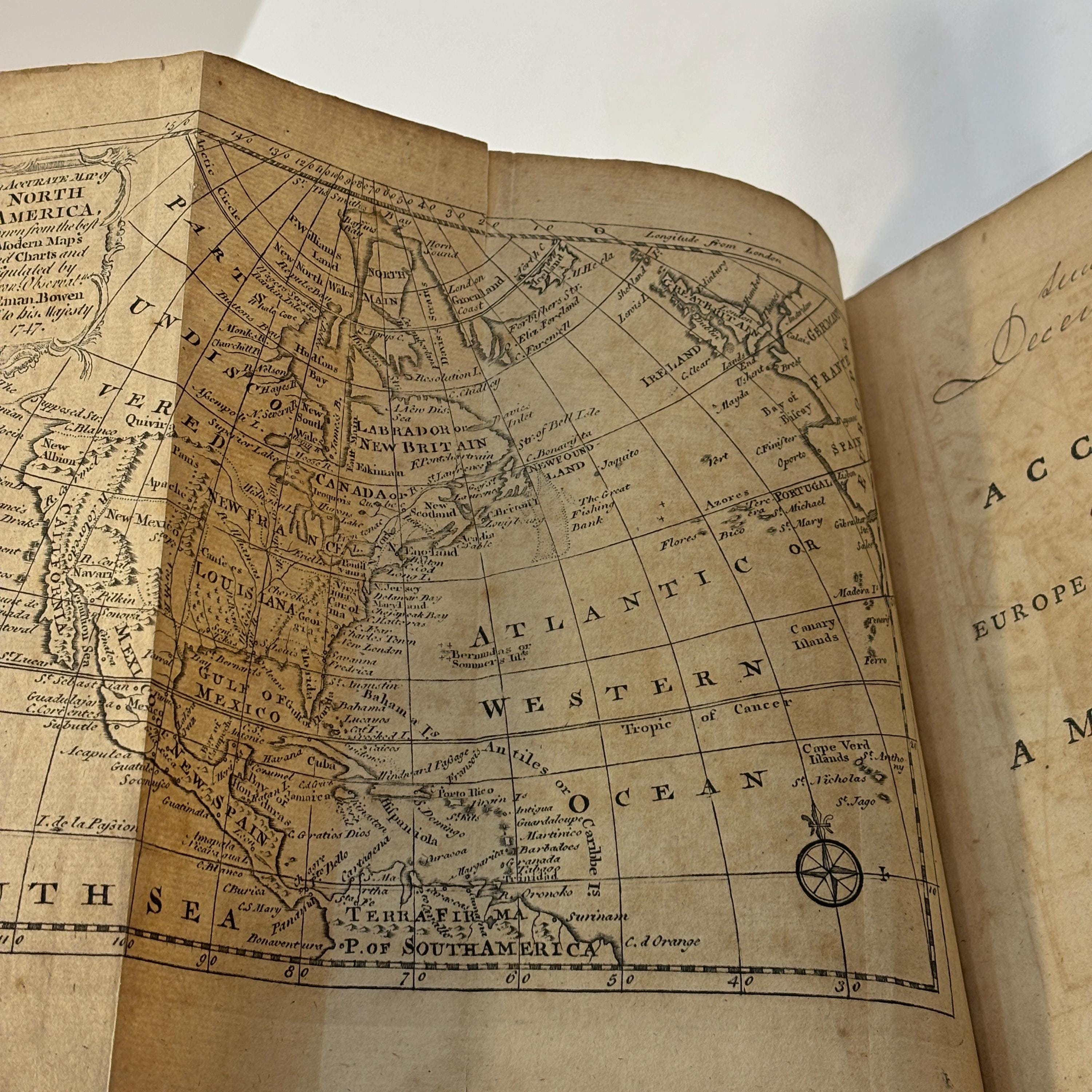 An Account of The European Settlements in America. In Six Parts. I. A Short History of the Discovery of that Part of The World. II. The manners and customs of The Original Inhabitants. III. Of the Spanish Settlements. IV. Of The Portugese. V. Of The French, Dutch, and Danish. VI. Of The English. Each part contains an accurate Description of The Settlements in it, their Extent, Climate, Productions, Trade, Genius and Disposition of Their Inhabitants: The interests of Several Powers of Europe with Respect to Those Settlements; and their Political and Commercial Views with Regard to Each Other. In Two Volumes. The Fourth Edition, with Improvements. — photograph 7.