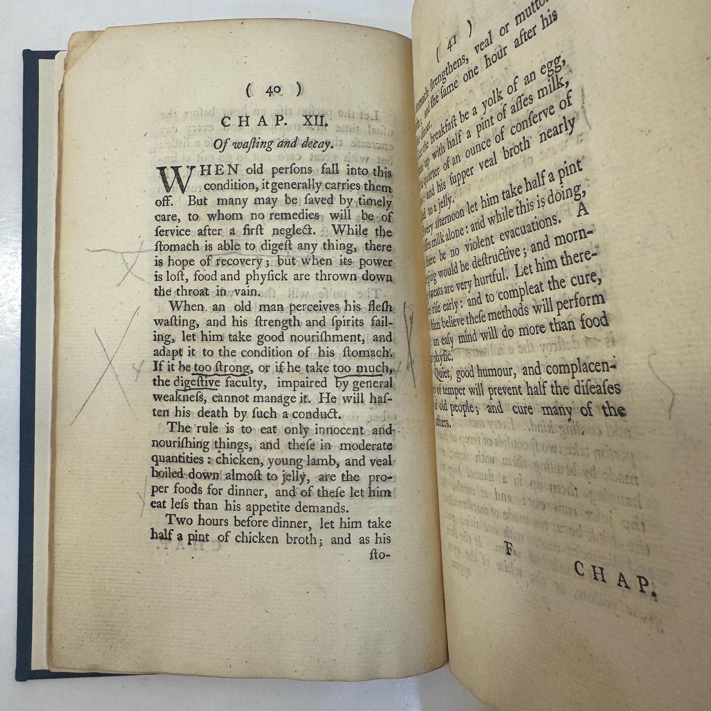 The Old Man's Guide to Health and Longer Life: With Rules for Diet, Exercise, and Physick; For Preserving a Good Constitution, and Preventing Disorders in a Bad One. The Second Edition — photograph 10.