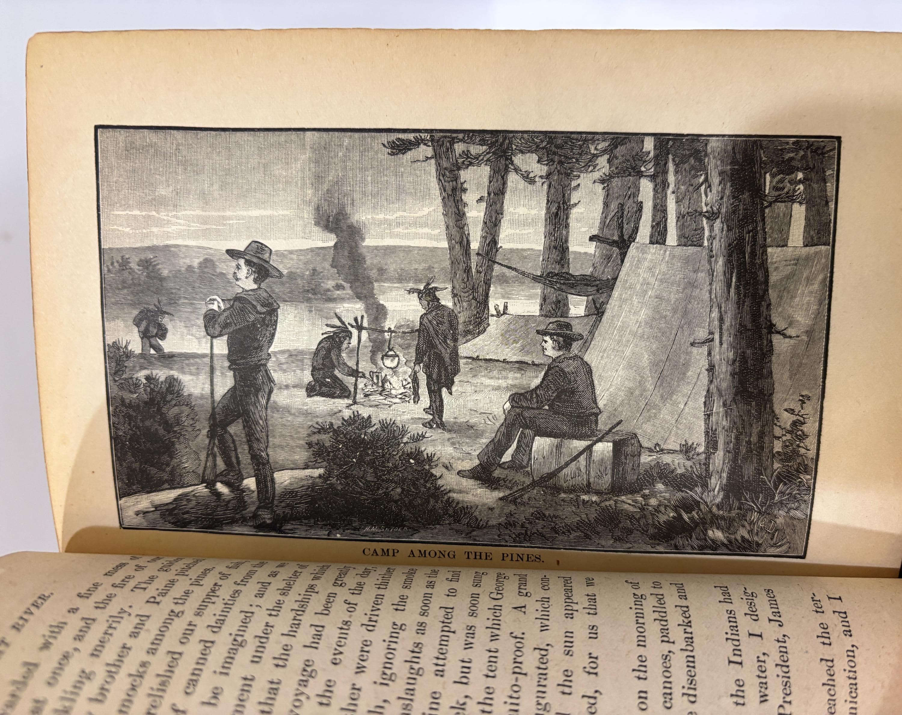 Down The Great River; Embracing an Account of The Discovery of The True Source of The Mississippi, Together With Views, Descriptive and Pictorial, of The Cities, Towns, Villages and Scenery on the Banks of The River, as Seen uring a Canoe Voyage of Over Three Thousand Miles from Its head Waters to The Gulf of Mexico. Illustrated. — photograph 9.
