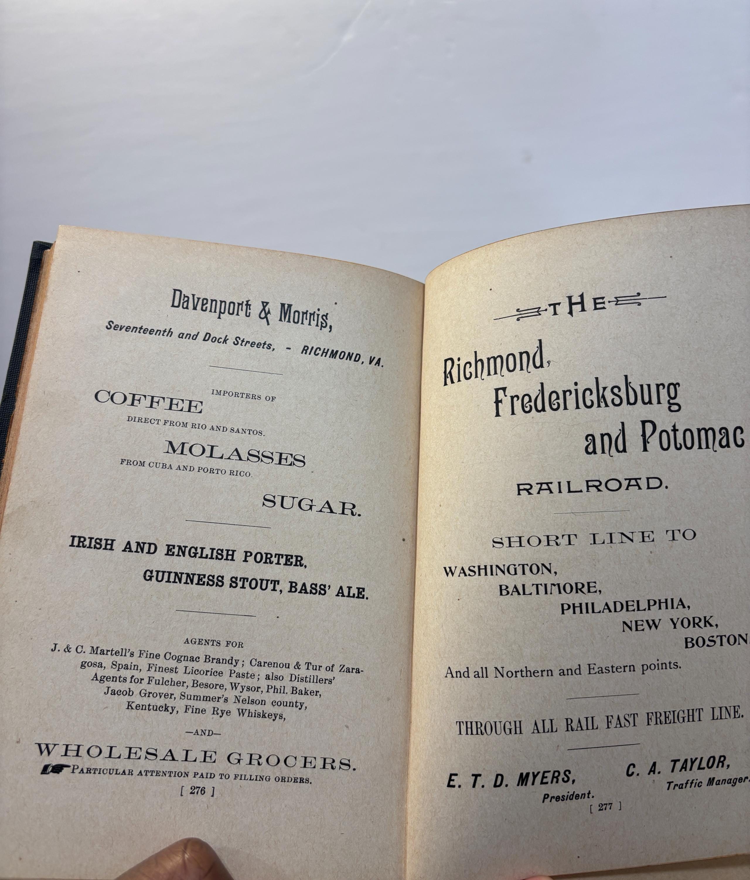 "F. F. V. Receipt Book" (First Families of Virginia Recipe Book) First Edition — photograph 9.