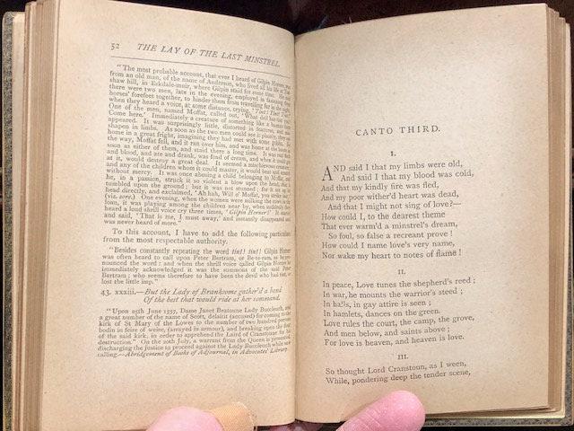 The Lay of the Last Minstrel With Notes and a Chronological Summary of His Life and Index. — photograph 6.