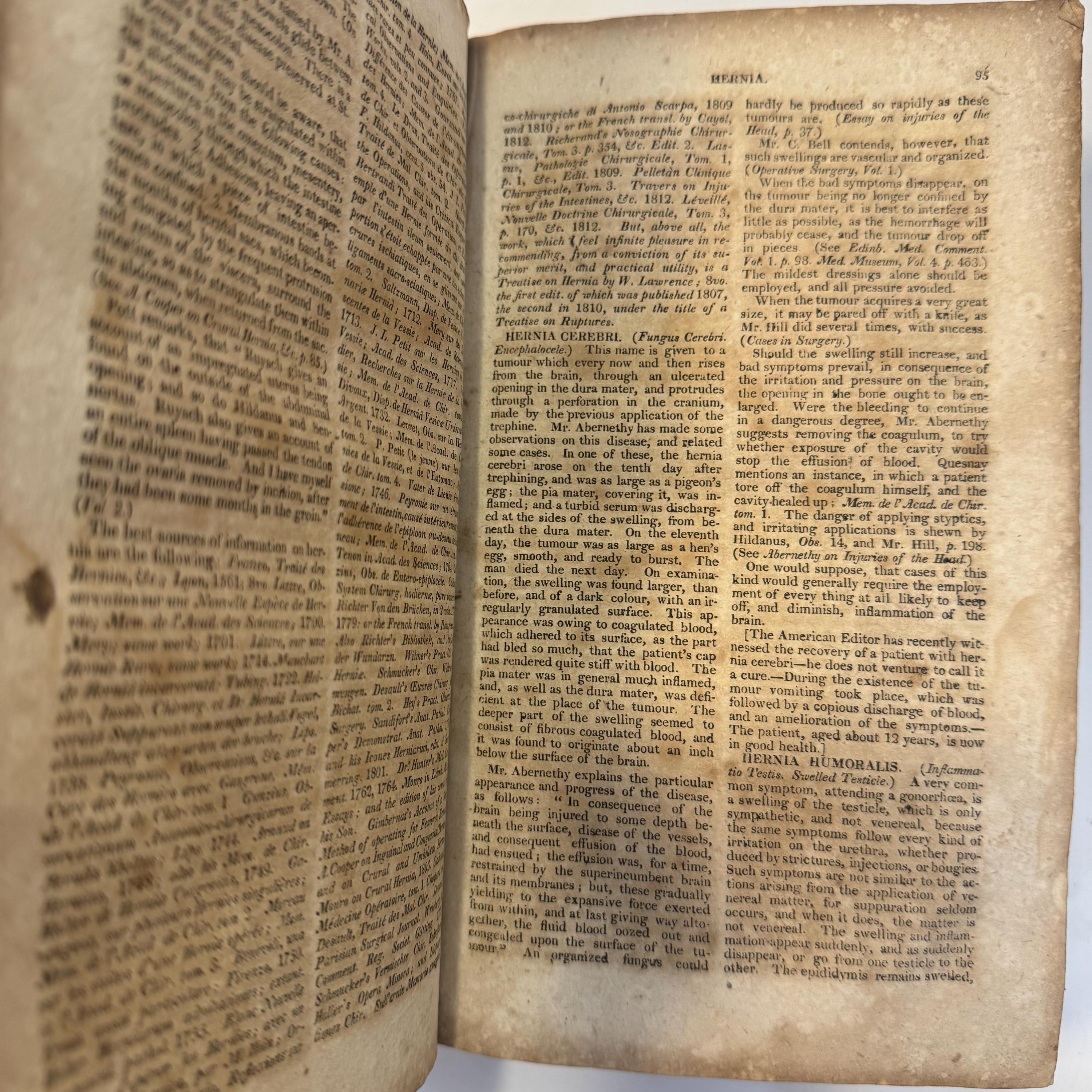 Dictionary of Practical Surgery, containing a complete exhibition of the present state of the principles and practice of Surgery, collected From the best and most original sources of information, and illustrated by critical remarks. — photograph 9.