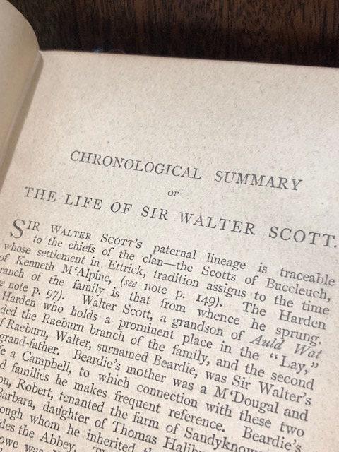 The Lay of the Last Minstrel With Notes and a Chronological Summary of His Life and Index. — photograph 8.