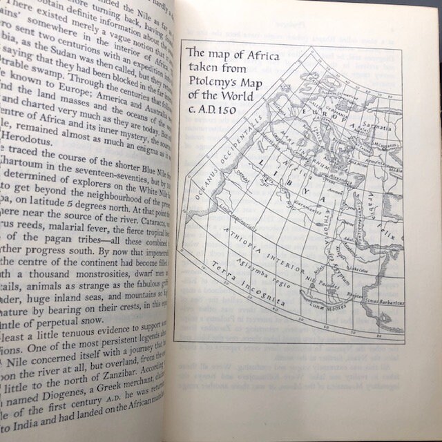 Africa The White Nile Autographed Association Copy to Jane and Charlie Englehart Tipped in letter with author's autograph 1960 — photograph 4.