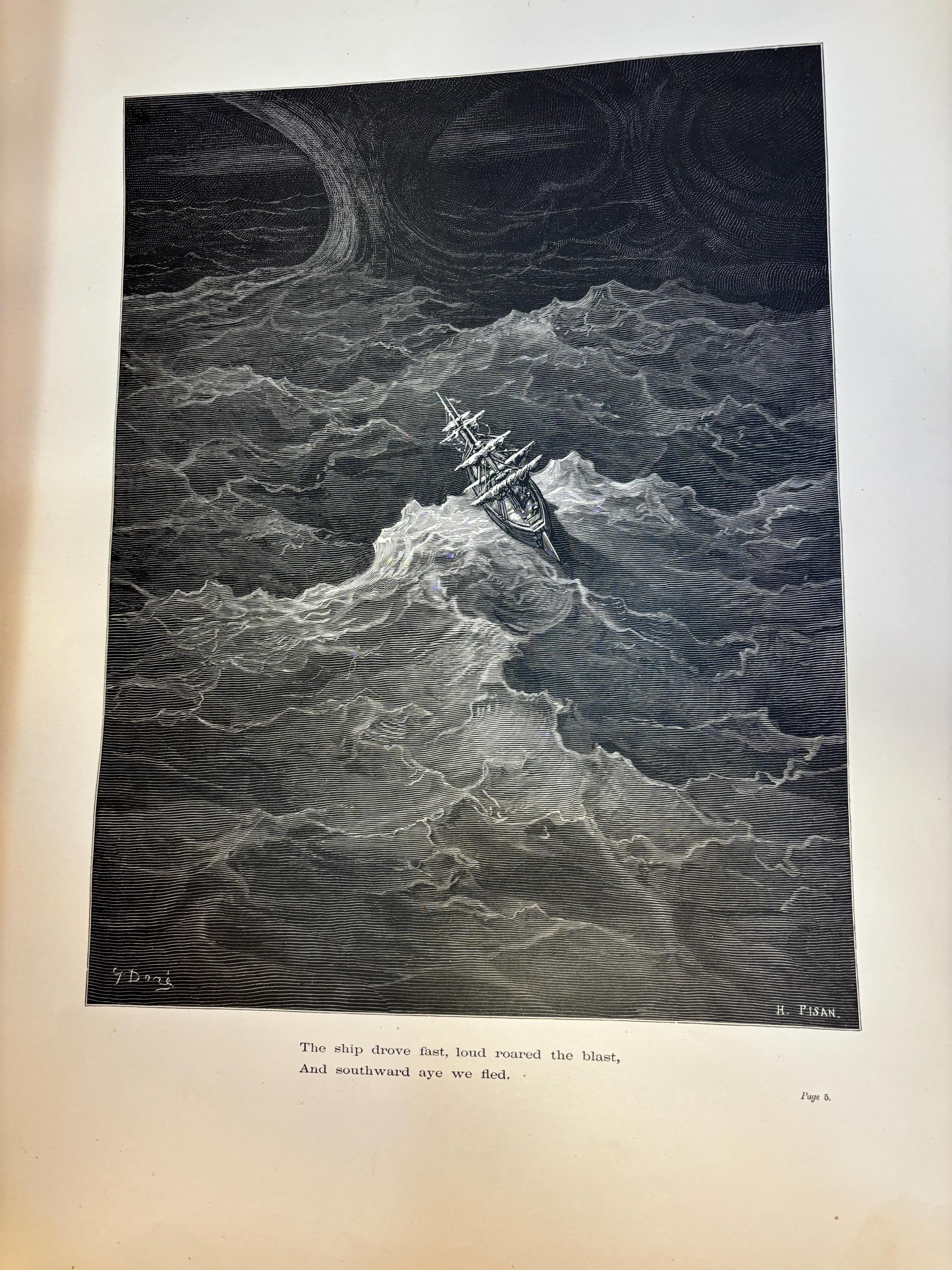 Illustrated by Gustave Dore, The Rime of The Ancient Mariner — photograph 8.