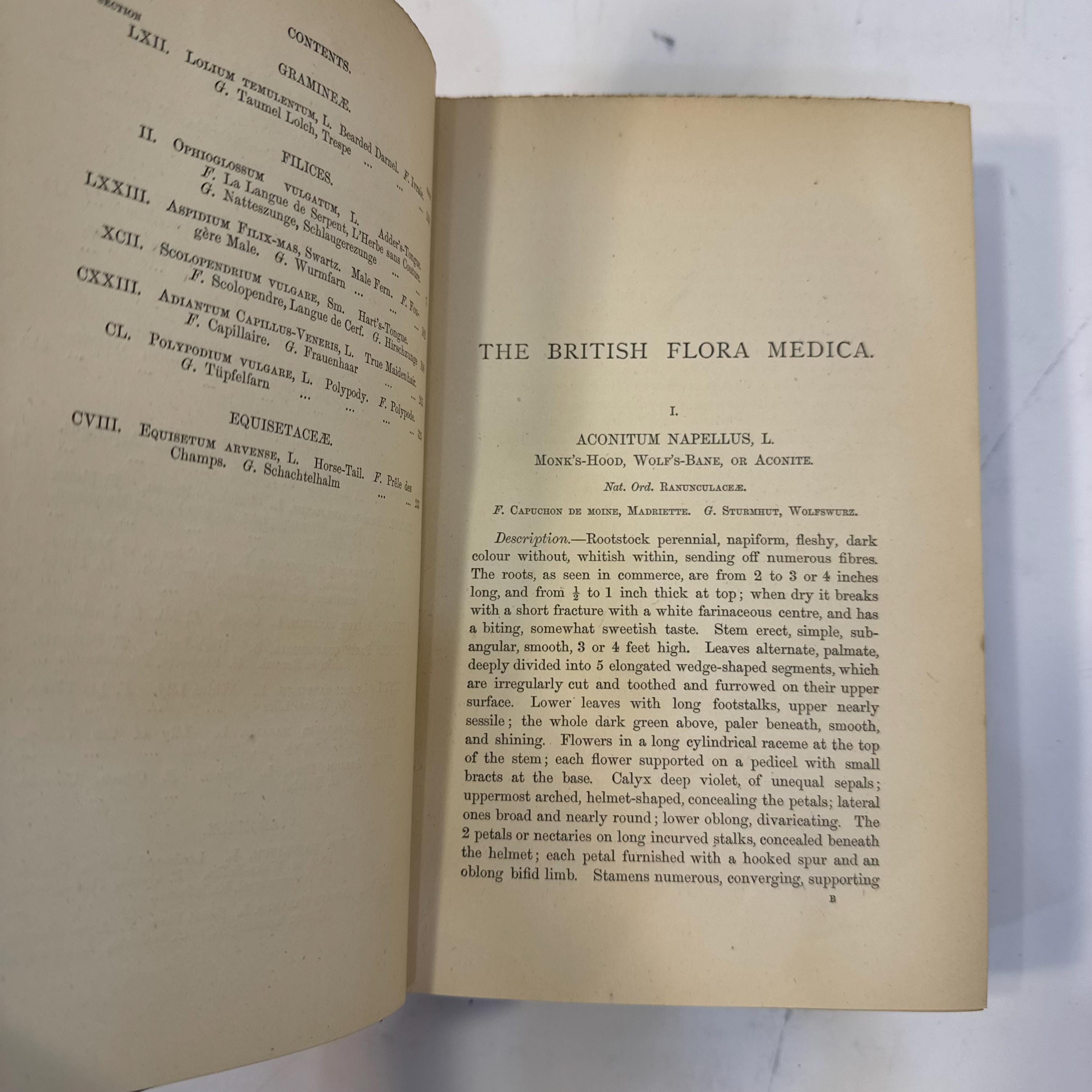 The British Flora Medica: A History of the Medicinal Plants of Great Britain. A New Edition, Revisd, Condensed, and Partly Re-Written… Illsutrated by a Colored Figure of Each Plat. — photograph 7.