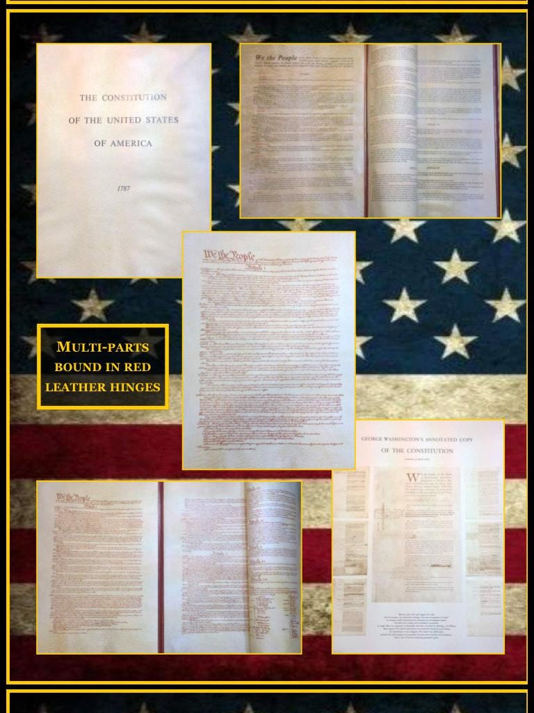 WE THE PEOPLE the Declaration of Independence, 1776, the Constitution ...