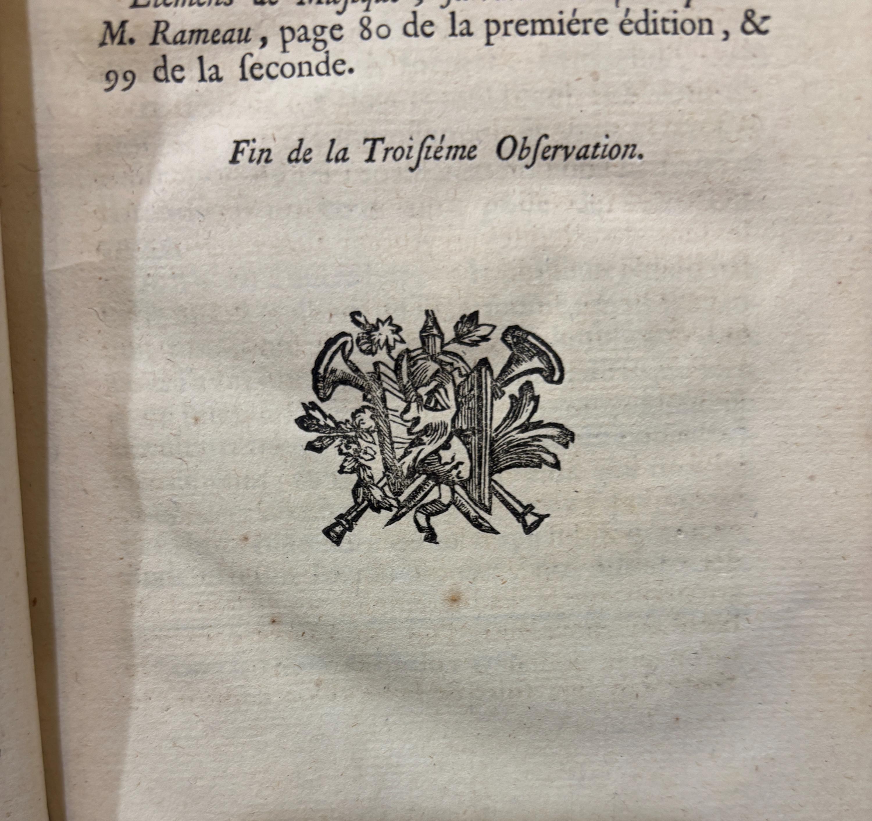 Observations Sur Différens Points D’harmonie, Par M. L’abbé Roussier. Translated: Observations On Different Points Of Harmony, By Mr. Abbé Roussier. French Language — photograph 5.