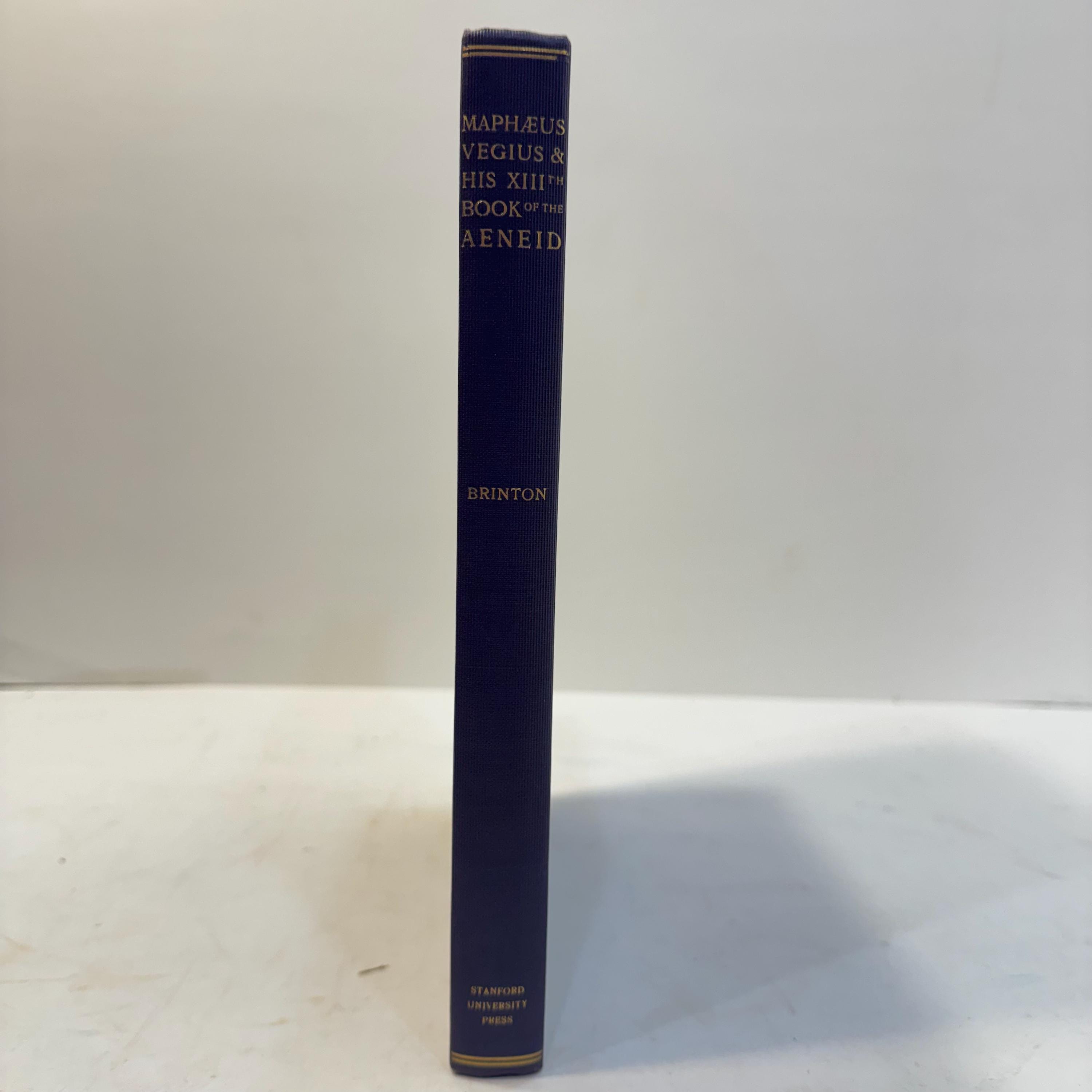 Maphaeus Vegius and His Thirteenth Book of the Aeneid by Anna Cox Brinton, 1930 — photograph 5.