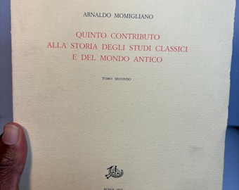 Fifth Contribution to the History of Classical Studies and the Ancient World, Second Volume #136