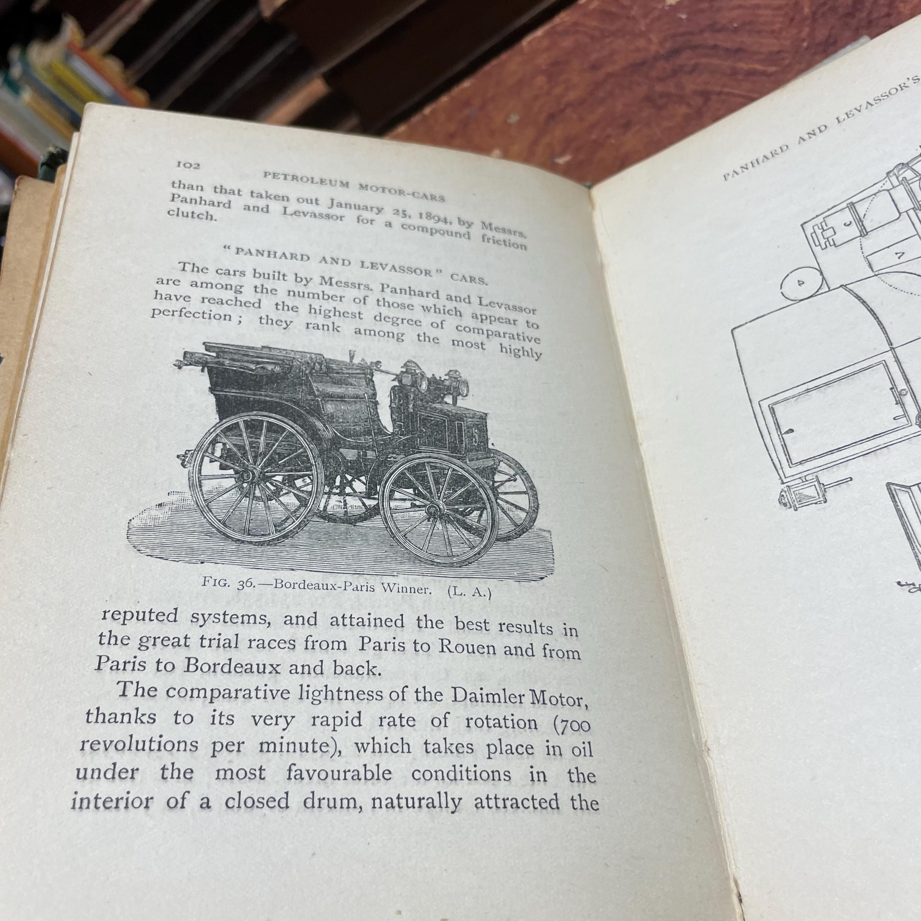 Petroleum Motor-Cars. Illustrated. First Edition. — photograph 7.