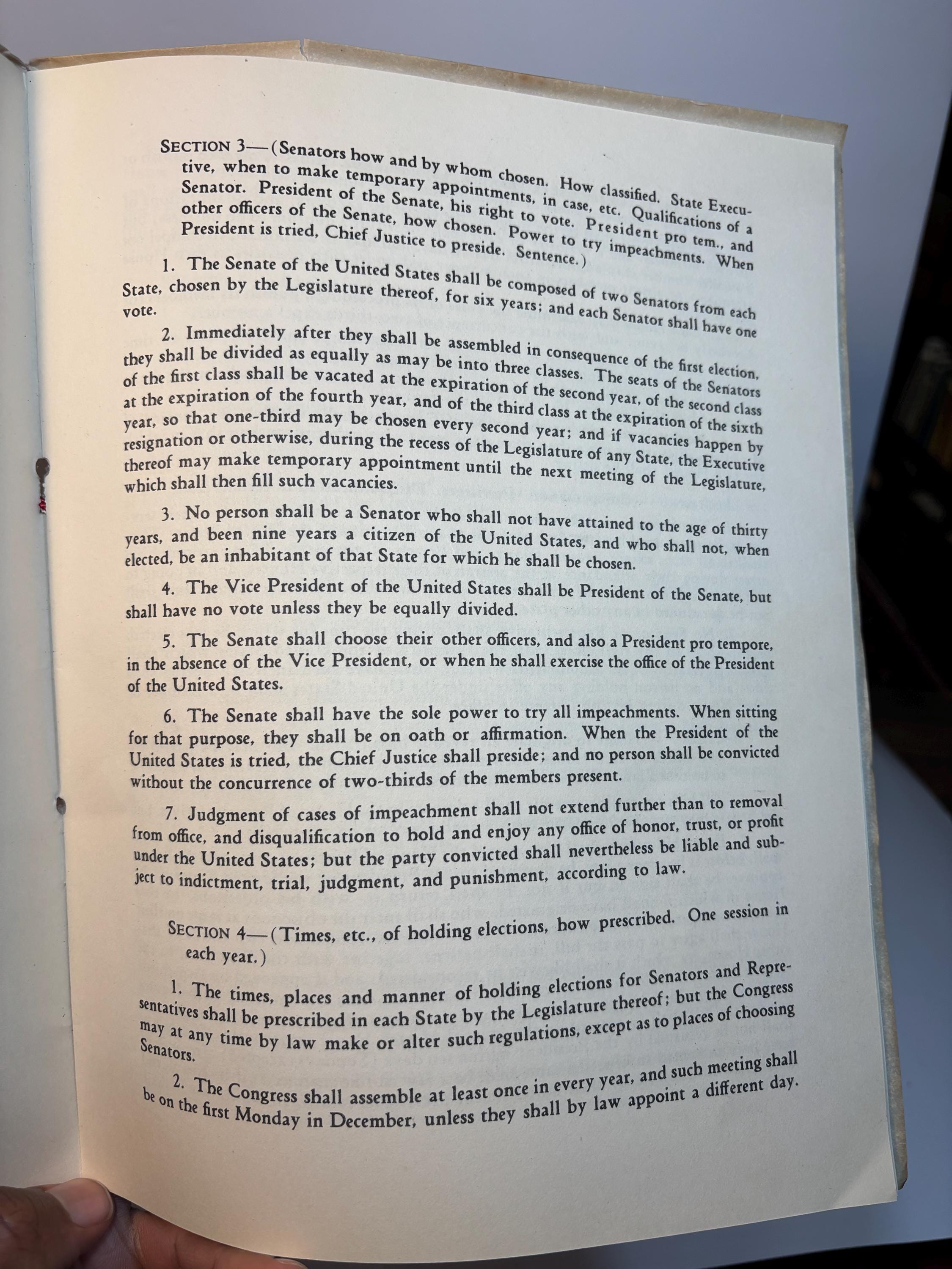 The Constitution of The United States, With Its Amendments — photograph 5.
