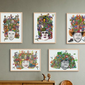 It&#39;s Always Sunny in Philadelphia Giclée Canvas Art Prints: The Gang - Set of 2