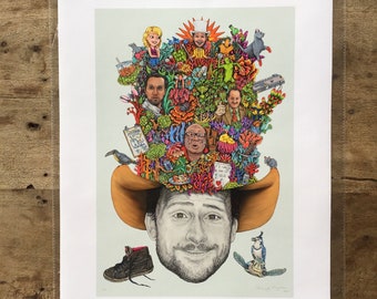 KING of the RATS: Giclée Canvas Print by Paddy Morton | Charlie Kelly Artwork | The Always Sunny Gang | Always Sunny in Philadelphia Fan Art