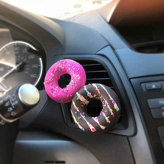 Car Air Freshener Purple Donut Car Interior Accessories Sweet Stocking Stuffers Gift For Car Lovers Scented Stone Usa