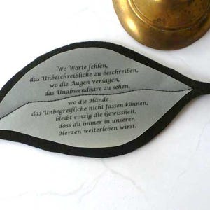 Trauerkarte+Wo Worte fehlen * DesignUteRaschke