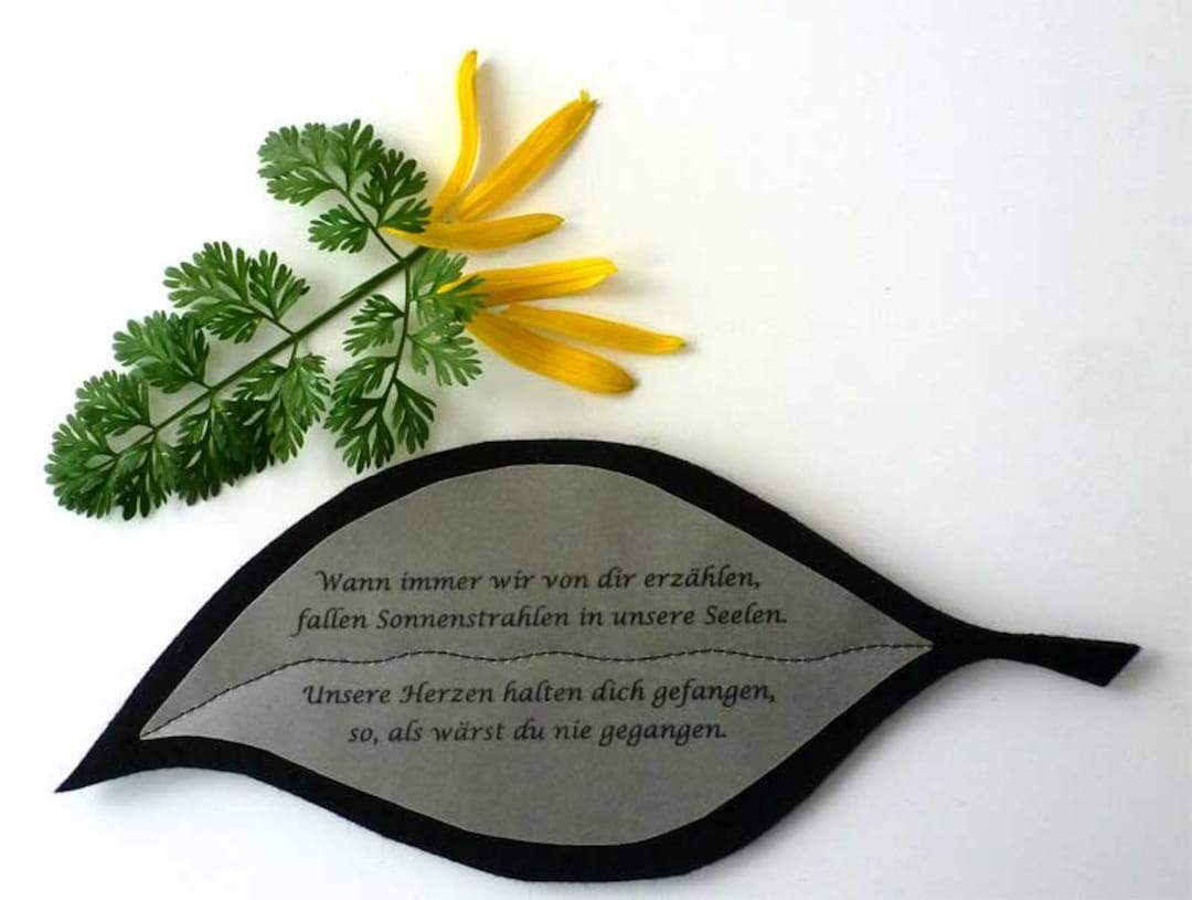 Immer Wenn Wir Von Dir Erzählen Trauerkarte+Wann immer wir von dir erzählen * DesignUteRaschke - Etsy.de