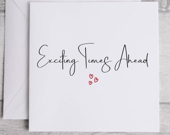 religious best wishes for new job Exciting Times Ahead Card. Leaving Card. New Job New Start New Chapter.