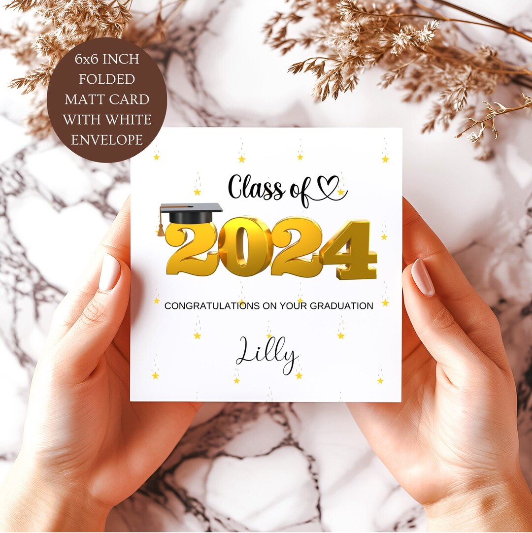 Congratulations on Your Graduation Achievement Card. Class of 2025 Card ...