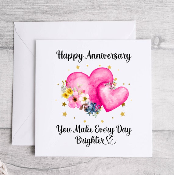 Make anniversary card best sale