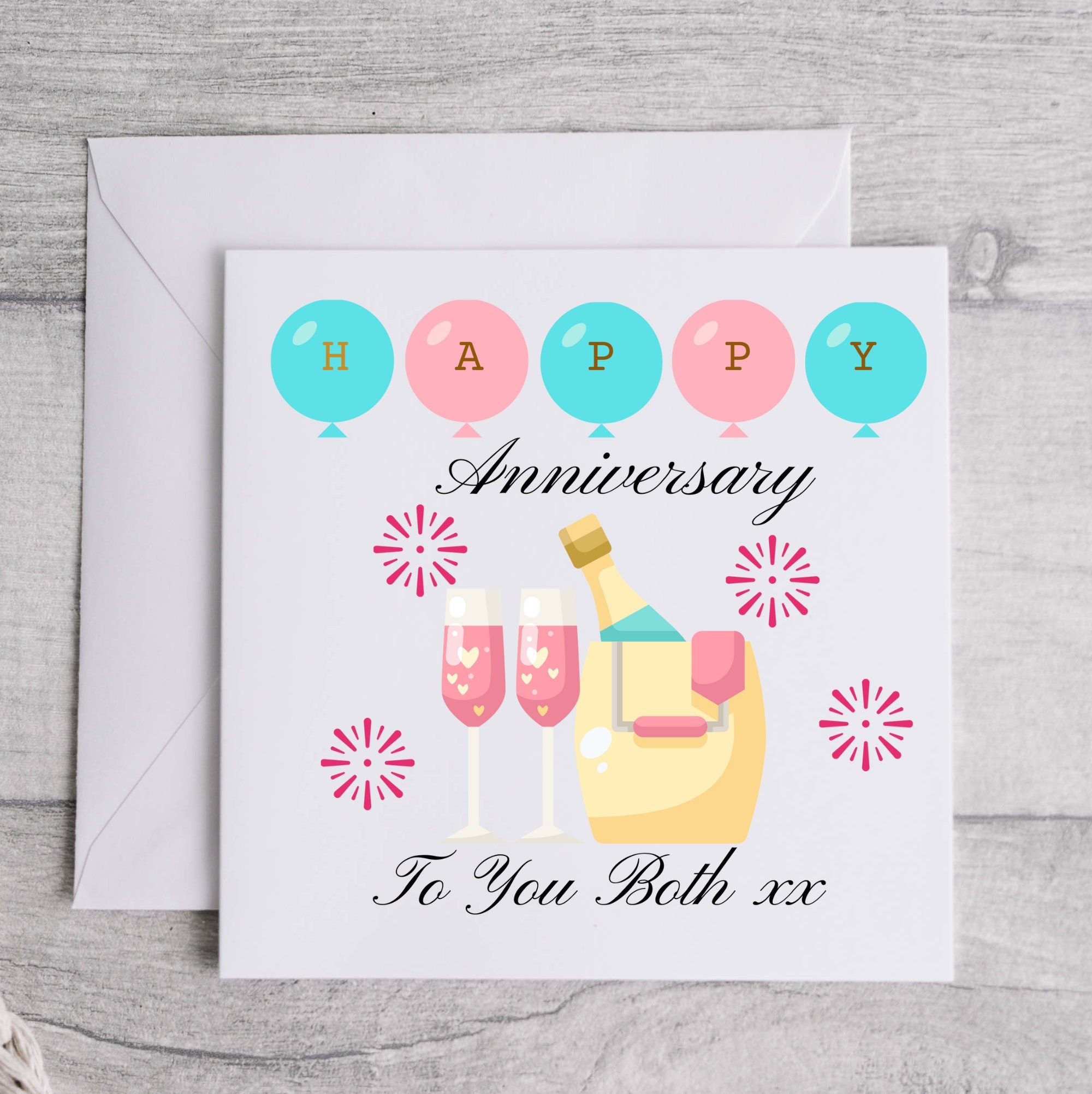 Happy Anniversary To You Both Cards