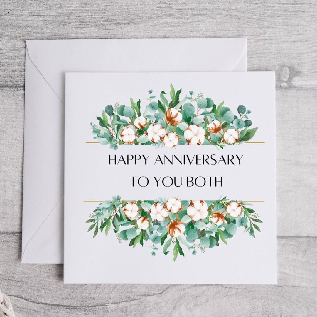 Happy Anniversary To You Both Cards