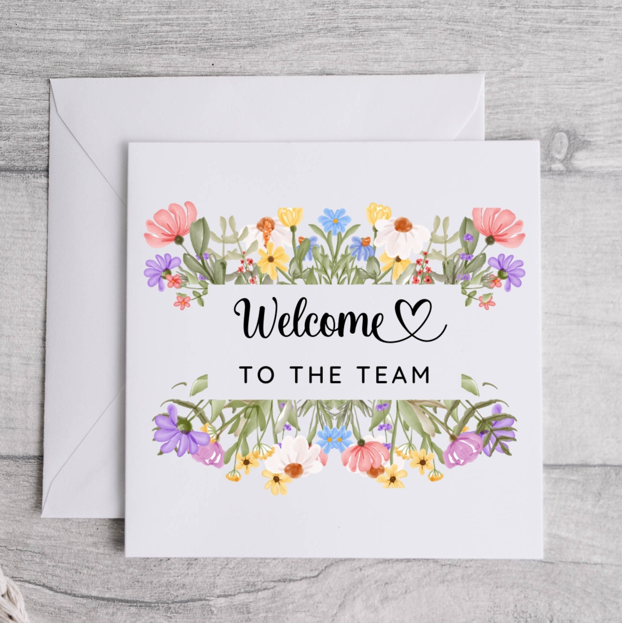 Welcome to the team message