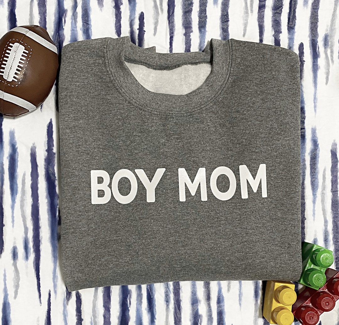 Boy Mom Sweatshirt or Cropped Sweatshirt Gift for Friend Etsy Australia