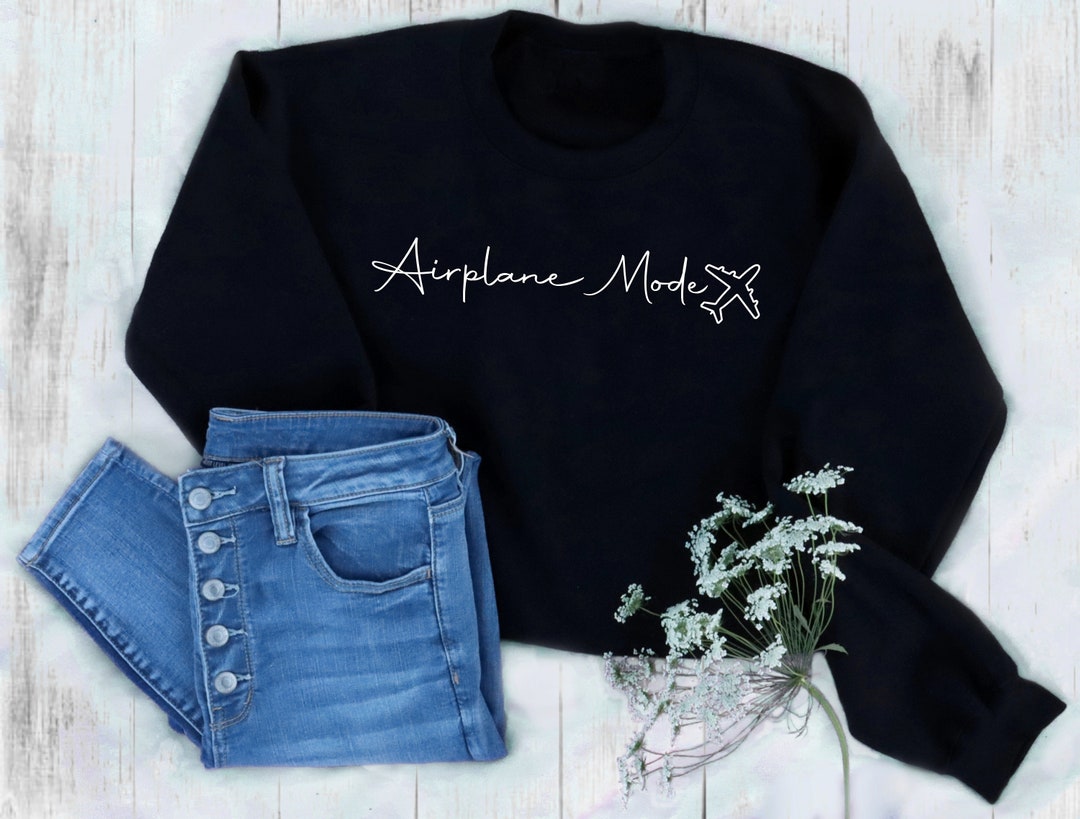 Airplane Mode Sweatshirt Hoodie T-shirt & Crop Top Gift for - Etsy