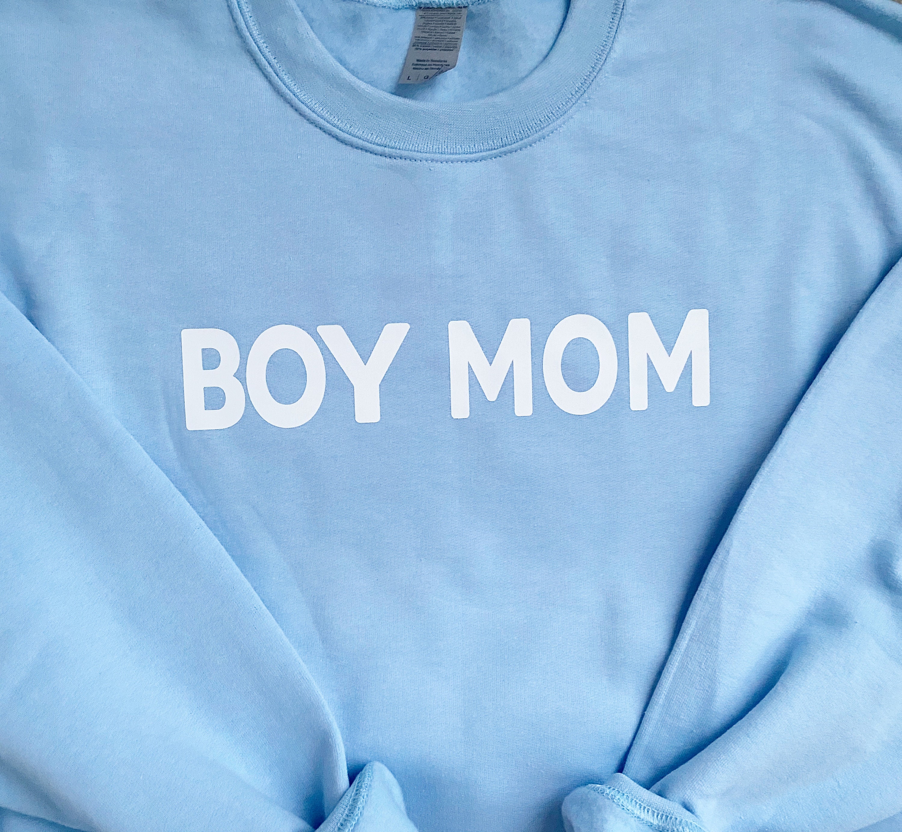 Boy Mom Sweatshirt or Cropped Sweatshirt Gift for Friend Etsy Australia