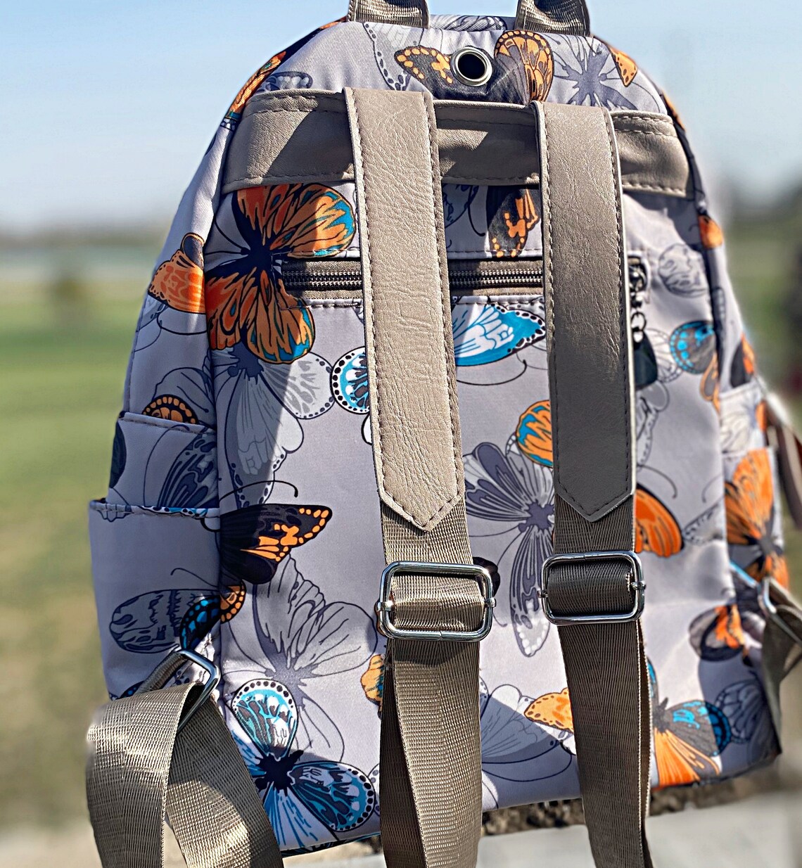 Butterfly Backpack Multifunction Travelling Backpack Etsy