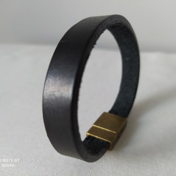 Lederarmband schwarz