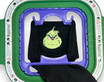 SockHoop™ Embroidery Sock & Gloves Insert For 5.1"  130X130mm Maggie Frame DIY Fun Designs